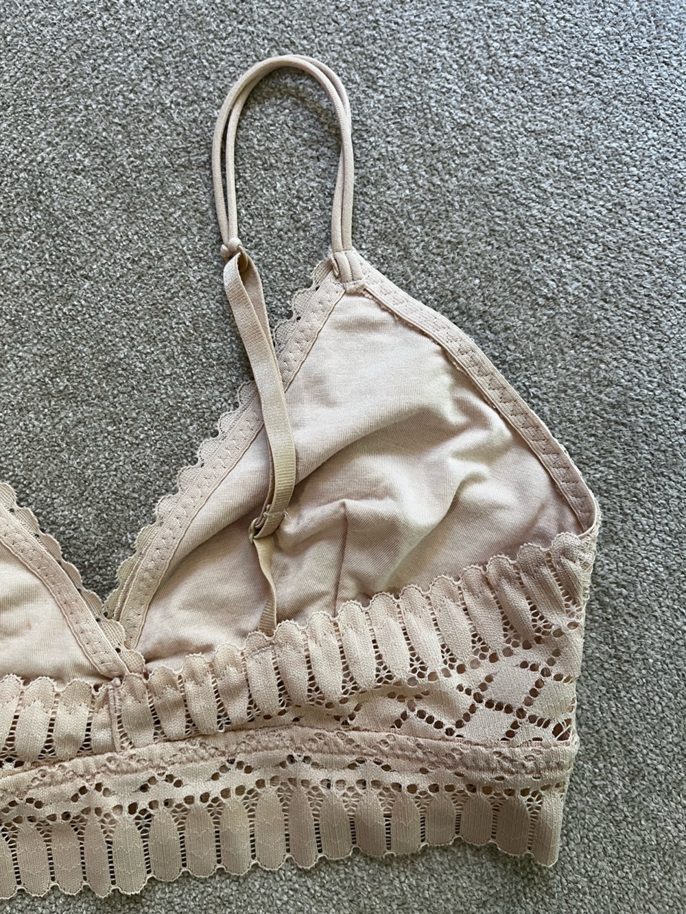 Anemone Cream Crochet Lace Bralette - Picture 7 of 12